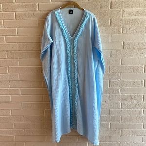 Echo Blue Cotton Caftan Size S/M